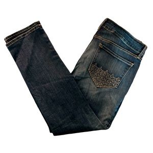 NYDJ jeans with embellished back pockets